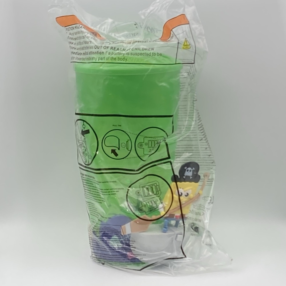 SpongeBob SquarePants Movie Light Up Drink Cup / No Straw / Square Pants